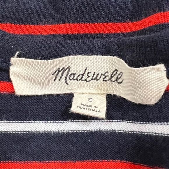 Madewell Red, White and Blue Highpoint Tank Dress. Size Small. Good Condition!! - Picture 6 of 10